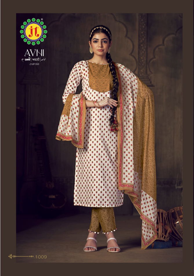 Avni By Jt Printed Cotton Dress Material Catalog
